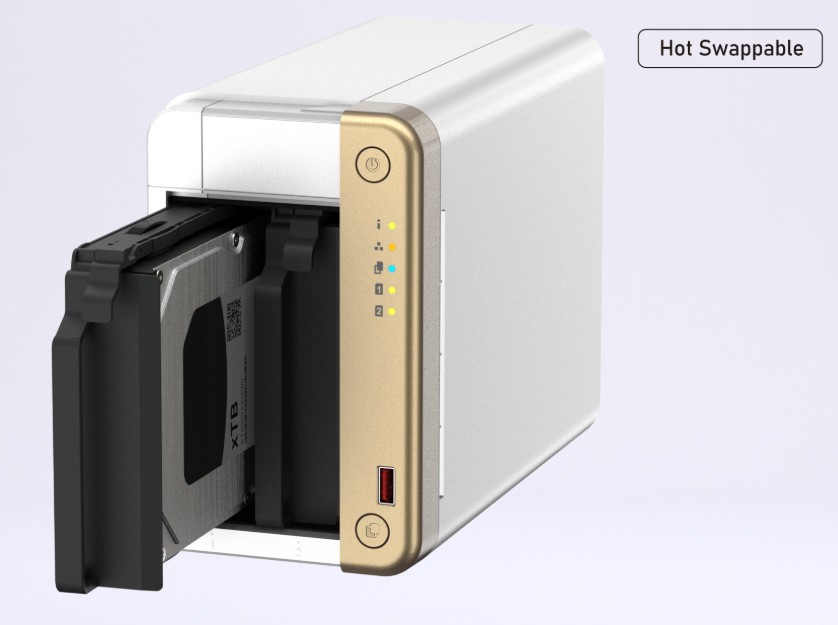 QNAP TS-262 2-Bay Multimedia NAS (Barebone / Diskless) - Image 3